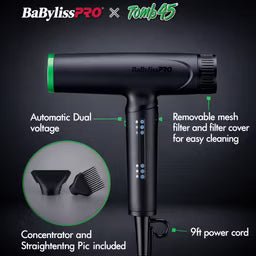 BaBylissPRO x Tomb45 Nano Titanium Hair Dryer