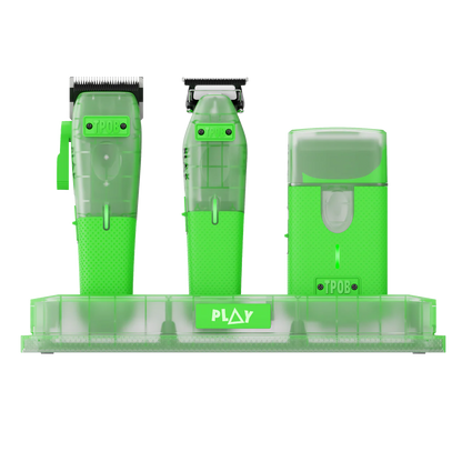 PLAY MINI Transparent GREEN bundle with stand