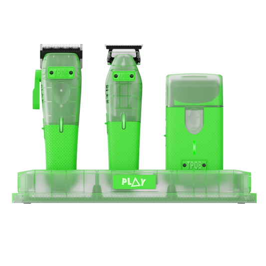 PLAY MINI Transparent GREEN bundle with stand