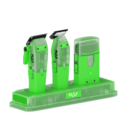 PLAY MINI Transparent GREEN bundle with stand