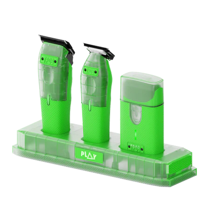 PLAY MINI Transparent GREEN bundle with stand