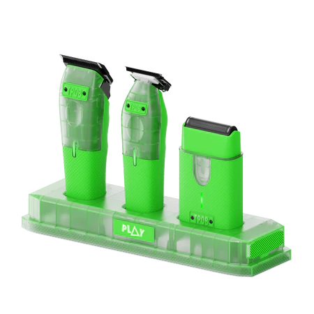 PLAY MINI Transparent GREEN bundle with stand
