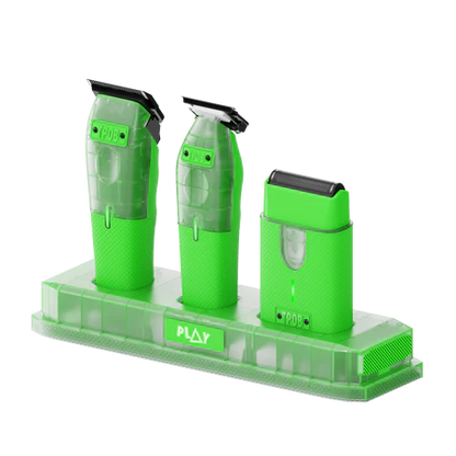 PLAY MINI Transparent GREEN bundle with stand