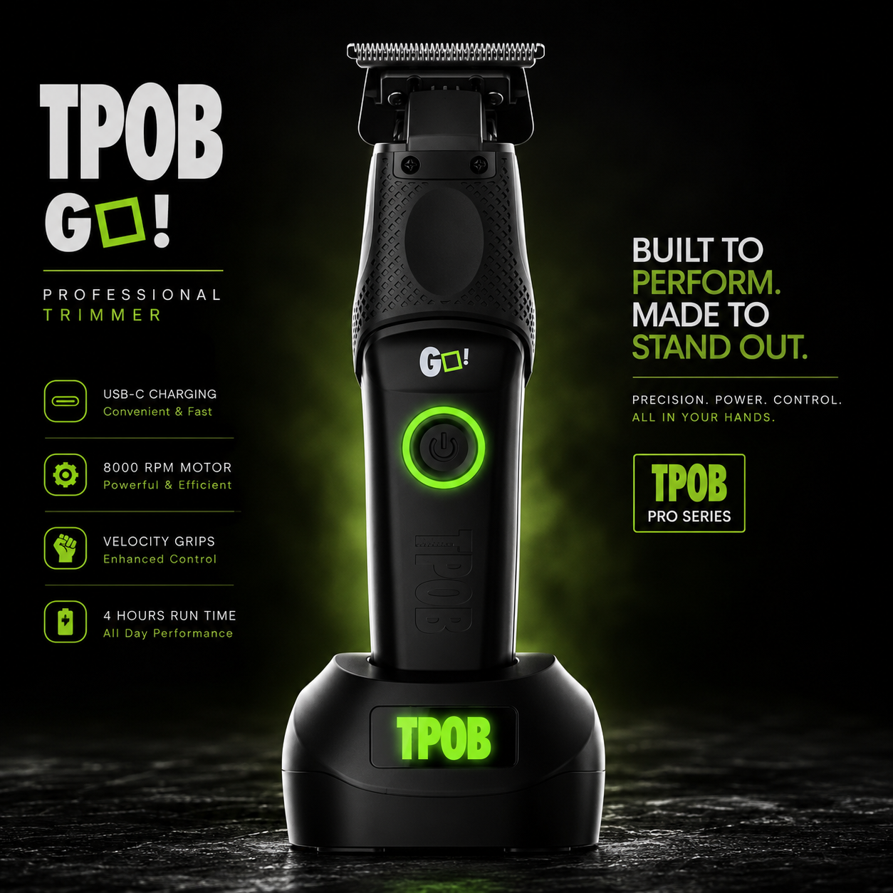 Limited Edition! TPOB GO! Trimmer (Blackout Edition)