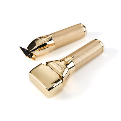 BaBylissPRO FXONE Gold Trimmer + Gold Shaver Combo