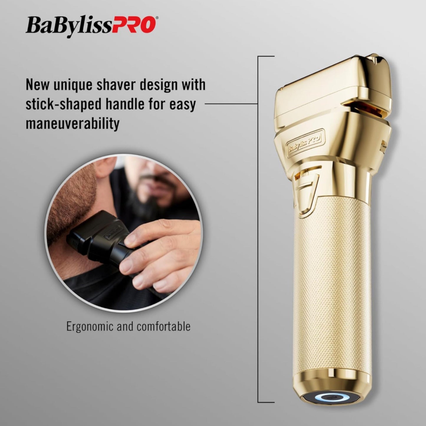 BaBylissPRO FXONE Gold Trimmer + Gold Shaver Combo