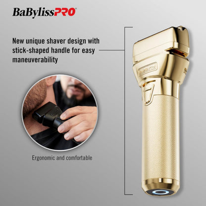 BaBylissPRO FXONE Gold Trimmer + Gold Shaver Combo