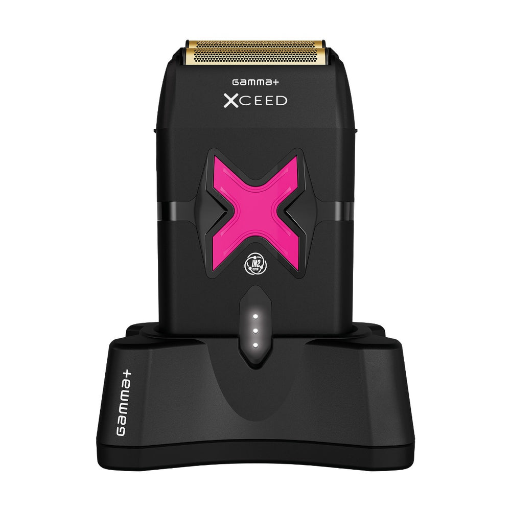 GAMMA+ XCEED DOUBLE FOIL SHAVER with IN2 Vector Motor