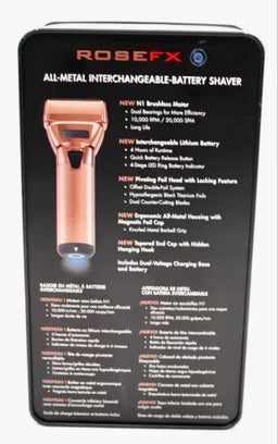 BaBylissPRO FXONE Rose Gold Shaver