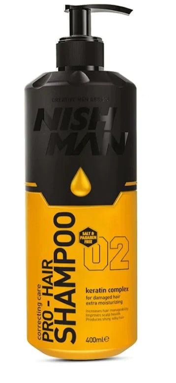 Nishman Pro-Hair Shampoo No. 02 – Keratin Complex
